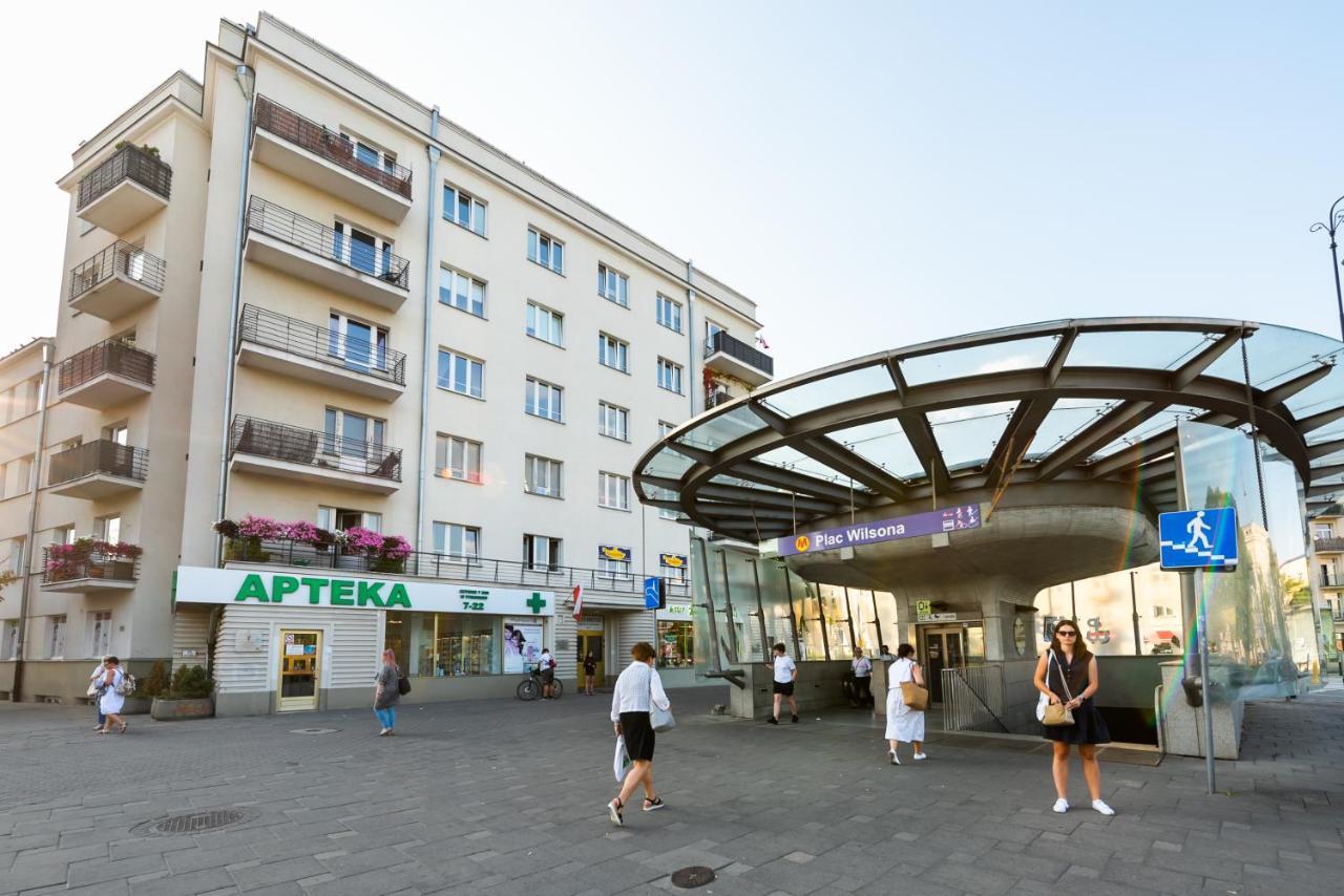 ורשה Plac Wilsona 2-Bedroom Apartment מראה חיצוני תמונה